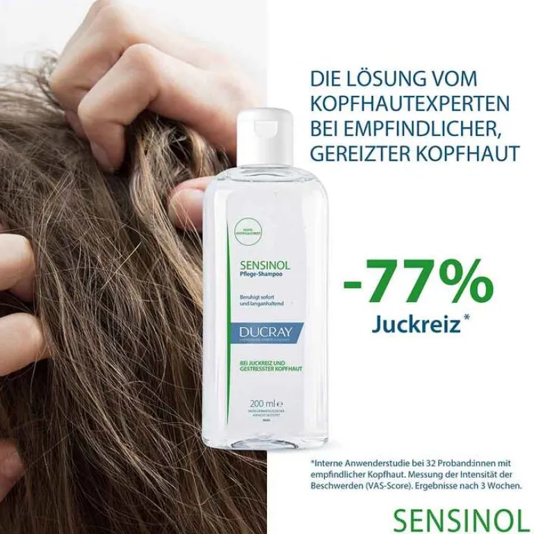 Best Sensinol Pflege-Shampoo bei Juckreiz, 200 ml Shampoos|Kopfhautpflege