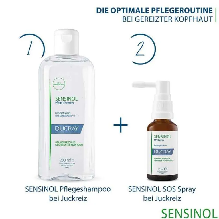 Best Sensinol Pflege-Shampoo bei Juckreiz, 200 ml Shampoos|Kopfhautpflege
