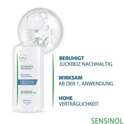 Ducray Sensinol Pflege-Shampoo bei Juckreiz, 400 ml