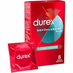 Hot Durex ® Gefühlsecht Slim Kondome, 8 St