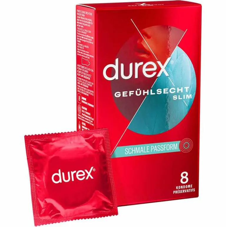 Hot Durex ® Gefühlsecht Slim Kondome, 8 St