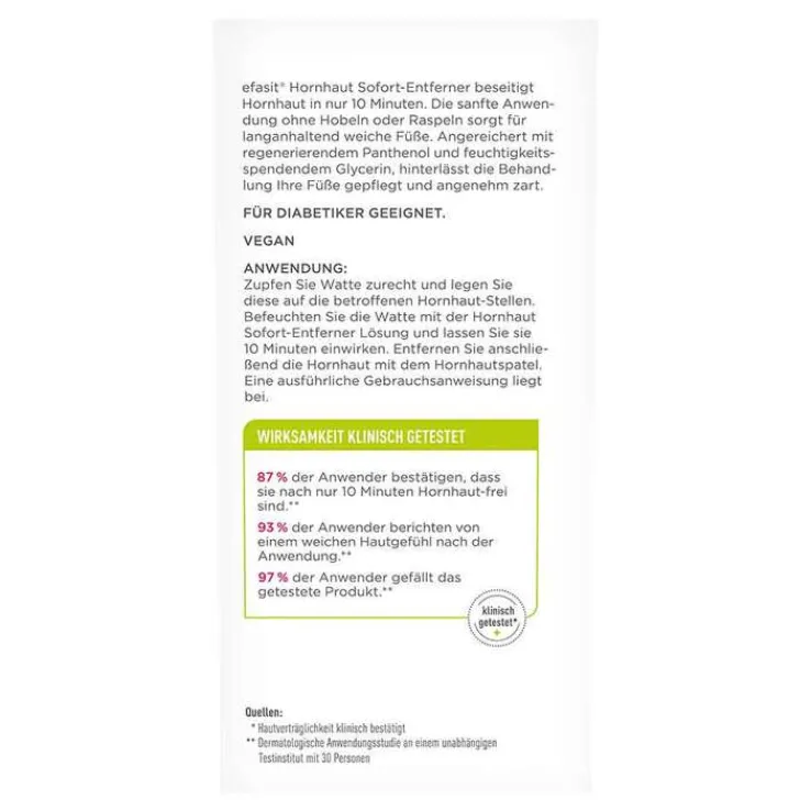 Efasit Hornhaut Sofort-Entferner Tinktur, 200 ml