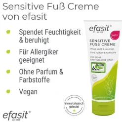 Hot Efasit Sensitive Fußcreme, 75 ml