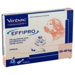 Online Virbac Effipro 268mg vet.Lösung z.Auftropf.größe Hunde Pipette, 4 St