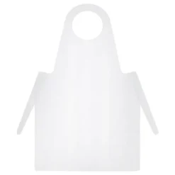 Einmal Schürzen PE 125cm weiß, 50 St