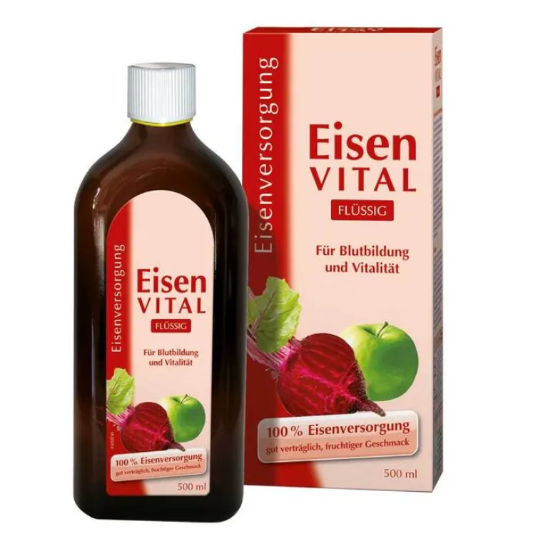 Flüssig, 500 ml Eisen Saft|Eisenversorgung