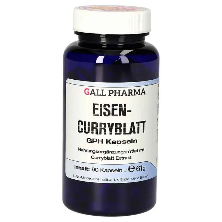 New Hecht Pharma Eisen-Curryblatt GPH Kapseln, 90 St