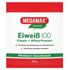 Eiweiss 100 Himbeer Megamax Pulver, 30 g