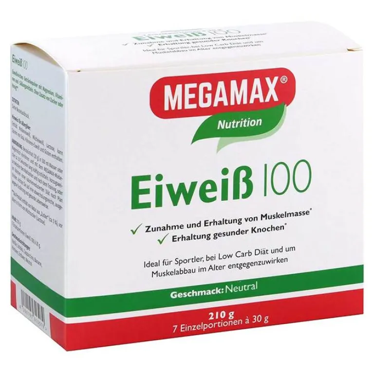 Outlet Eiweiss 100 Neutral Pulver, 7X30 g Eiweißpulver