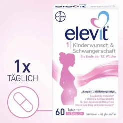 Elevit 1 Kinderwunsch & Schwangerschaft Tabletten, 1X60 St