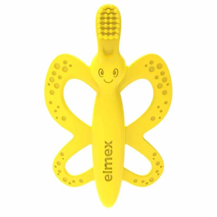 Elmex Baby Zahnbürste und Beißring, 1 St