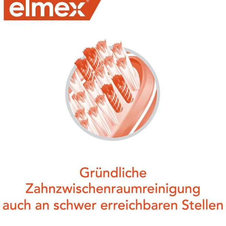 Elmex Interdental Zahnbürste mittel Kurzkopf, 1 St