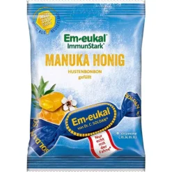 Hot Bonbons Manuka-Honig gefüllt zuckerhaltig, 75 g Husten & Halsbonbons