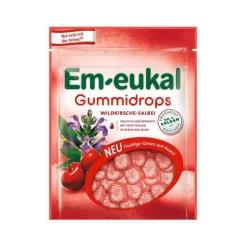 Discount Em-eukal Gummidrops Wildkirsche-Salbei zuckerhaltig, 90 g Fruchtgummi