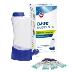 Emser Nasendusche mit 4 Beuteln Emser Nasenspülsalz, 1 St