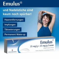 Sale Emulus 25 mg/g + 25 mg/g Creme, 30 g Lidocain
