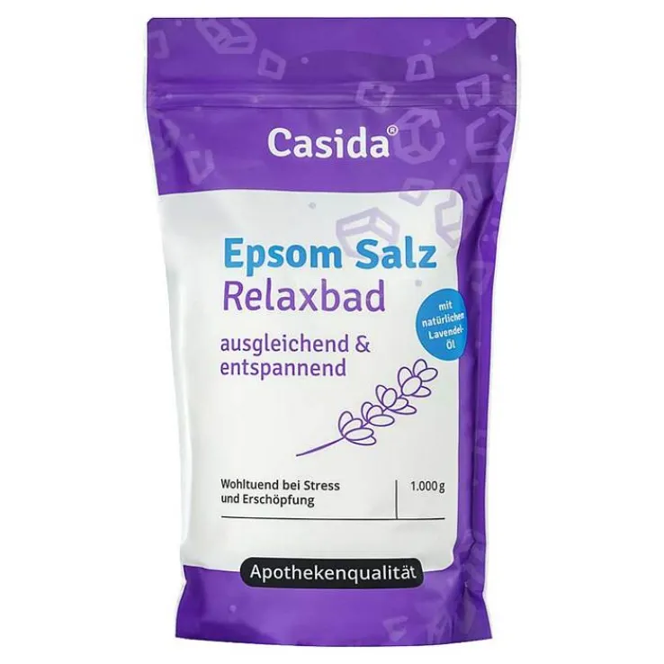 Epsom Salz Relaxbad mit Lavendel, 1 kg