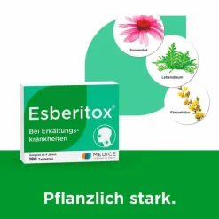 Esberitox® Tabletten bei Erkältungskrankheiten, 180 St