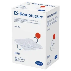 Hot steril 7,5x7,5 cm Großpackung, 20X5 St Sterile Kompressen