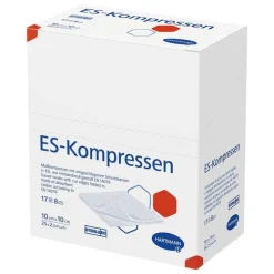 Hot ES-Kompressen steril 10x10 cm 8fach, 25X2 St