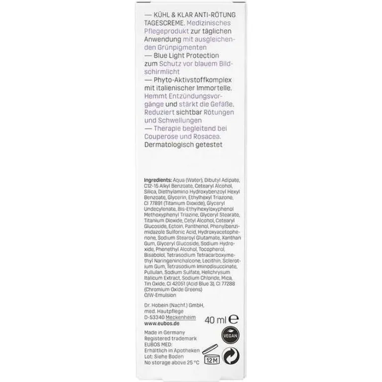 Kühl & Klar Anti-Rötung Tagescreme LSF 20, 40 ml Tagespflege|Rötungen