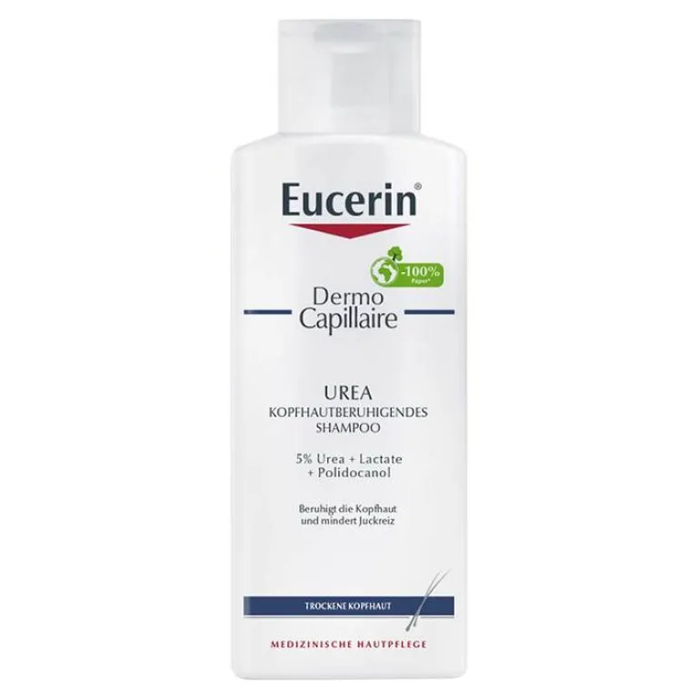 Clearance Eucerin DermoCapillaire kopfhautberuhigendes Urea Shampoo, 250 ml