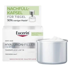 Hyaluron-Filler Tagescreme für trockene Haut mit LSF 15, 50 ml Anti-Aging|Hautbedürfnisse