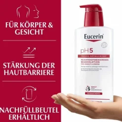 Hot Eucerin pH5 Waschlotion empfindliche Haut , 2X400 ml