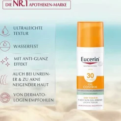 New Eucerin Sun Gel-Creme Oil Control LSF 30, 50 ml