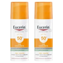 Outlet Eucerin Sun Gel-Creme Oil Control LSF 50+, 2x50 ml