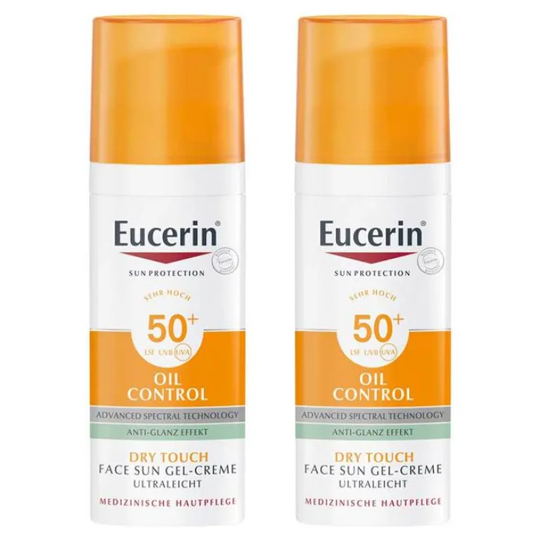 Outlet Eucerin Sun Gel-Creme Oil Control LSF 50+, 2x50 ml