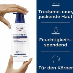 Hot Urearepair Lotion 5% mit Duft, 400 ml Trockene & Sensible Haut|Körpermilch & Lotionen