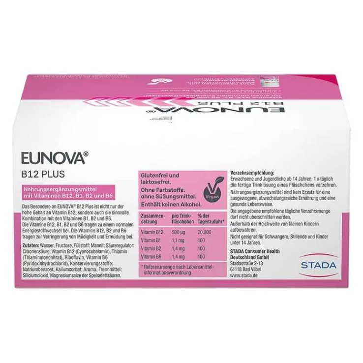 Eunova B12 Plus Lösung zum Einnehmen, 30X8 ml