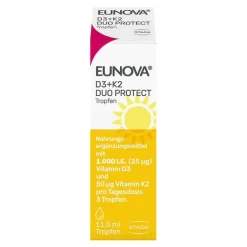 Clearance Eunova Duoprotect D3 + K2 1000 I.E. / 50 µg Tropfen, 11.5 ml
