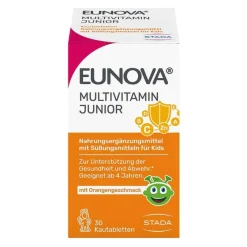 Hot Eunova Junior Kautabletten mit Orangengeschmack, 30 St