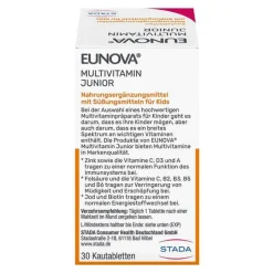 Hot Eunova Junior Kautabletten mit Orangengeschmack, 30 St