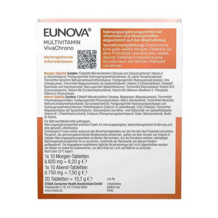 Eunova Vivachrono Tabletten SD DE, 2X10 St