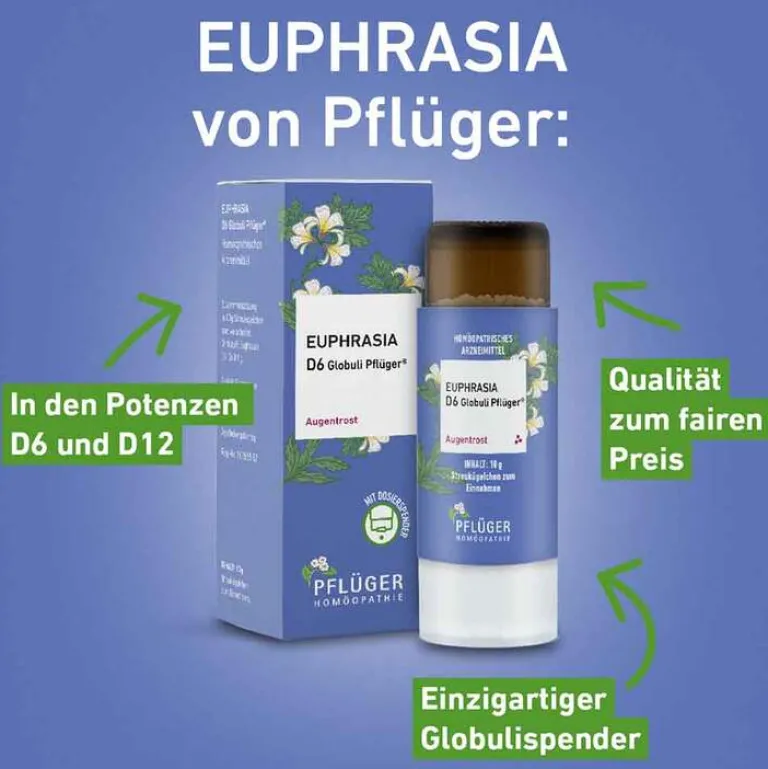 Best Euphrasia D12 Globuli Dosierspender, 10 g E
