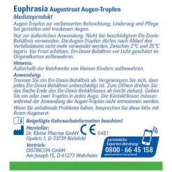 Outlet Eye Medica Euphrasia Augentrost Augentropfen, 10X0.4 ml