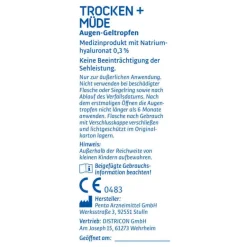 Discount trocken + müde 0,3% Hyaluron Aug.-Geltro., 1 St Augentropfen Trockene Augen