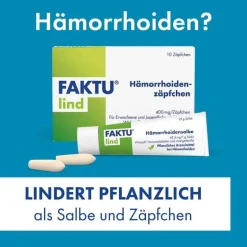 Hot Faktu lind Hämorrhoidensalbe mit Hamamelis, 25 g