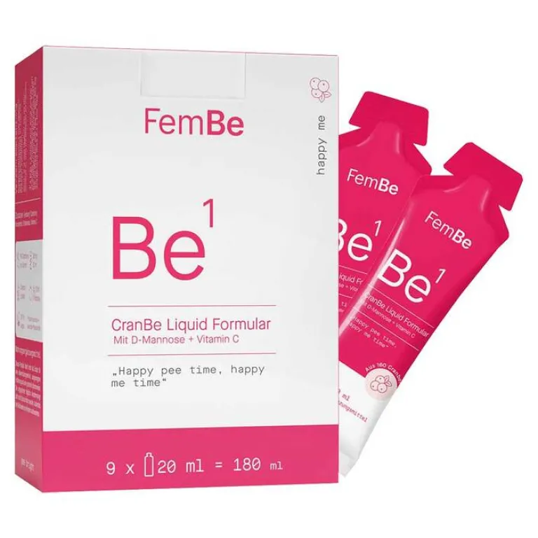 Sale Fembe Be1 Cranbe Liquid Formular, 9X20 ml Vitamin C (Ascorbinsäure)|Mannose