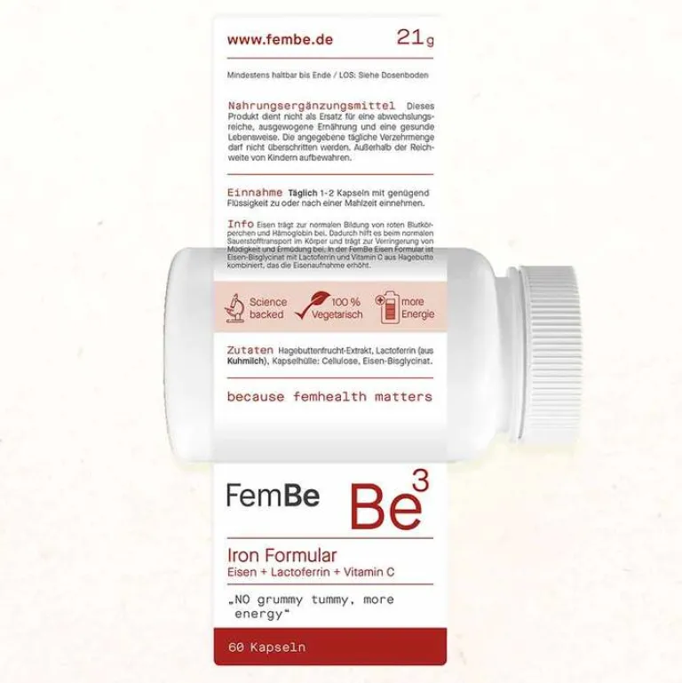 Fembe Be3 Iron Formular Kapseln, 60 St