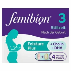 Best Femibion 3 Stillzeit 4-Wochen-Packung mit 28 Tabletten und 28 Kapseln, 2X28 St