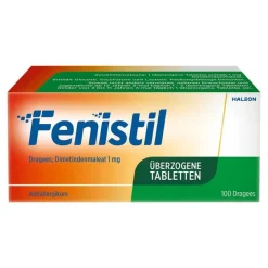Online Fenistil Dragees, Dimetindenmaleat 1 mg/Tablette, Antiallergikum, 100 St