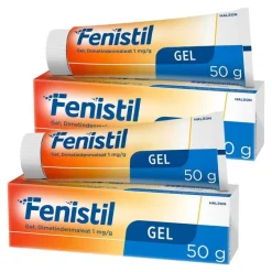 Best GEL Dimetindenmaleat 1 mg/g, zur Linderung von Juckreiz, 2x50 g Kinder Mittel Gegen Sonnenbrand|Haut