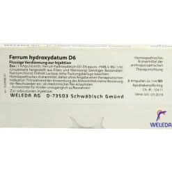 Online Weleda Ferrum hydroxydatum D 6 Ampullen, 8X1 ml