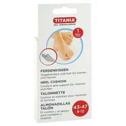 Best Titania Fersenkissen Größe 43 - 47 , 2 St