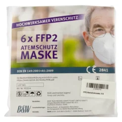 Sale FFP2 Atemschutzmaske, 6 St Mundschutz