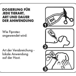 Best Fiprotec 134 mg Lösung z.Auftr.für mittelgröße Hunde, 3X1.34 ml Flöhe, Zecken & Co.